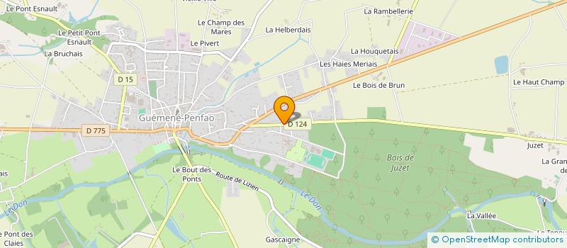 localisation de l'entreprise SCI JAMBU IMMO  GUEMENE-PENFAO