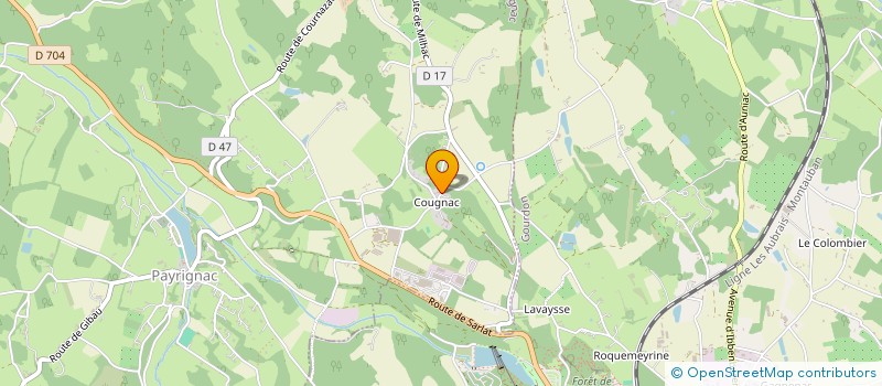 localisation de l'entreprise SCI JAMBUS  PAYRIGNAC