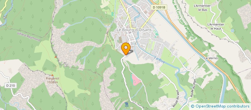 localisation de l'entreprise SCI JAMC 2  LE BOURG-D'OISANS