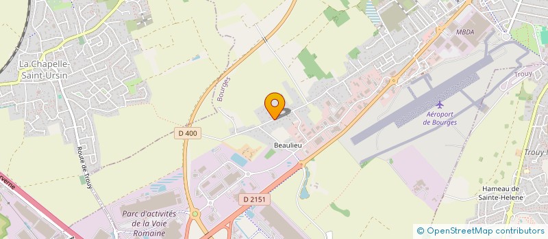 localisation de l'entreprise SCI JAMCO  BOURGES