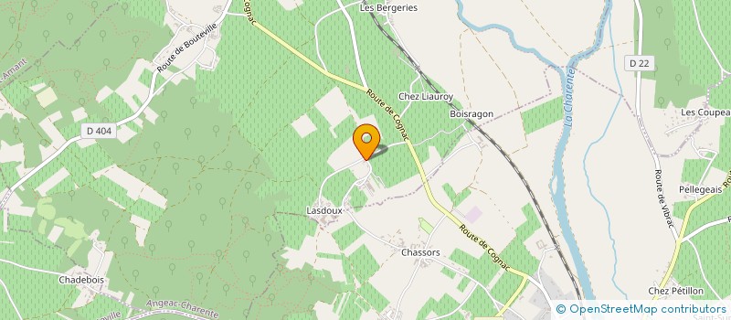 localisation de l'entreprise SCI JAMCY à ANGEAC-CHARENTE