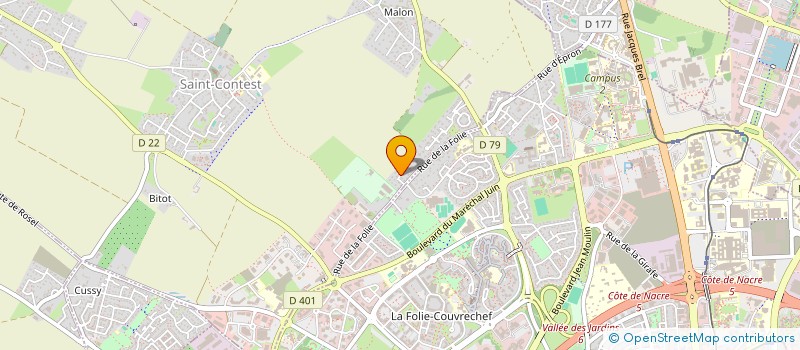 localisation de l'entreprise SCI JAME à SAINT-CONTEST
