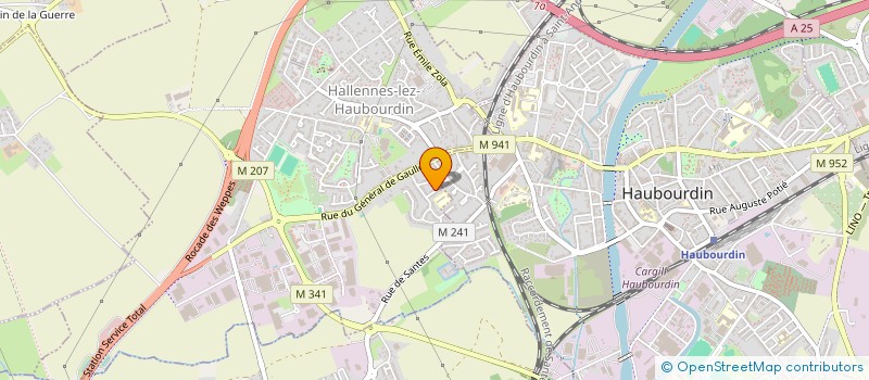 localisation de l'entreprise SCI JAME  HALLENNES-LEZ-HAUBOURDIN