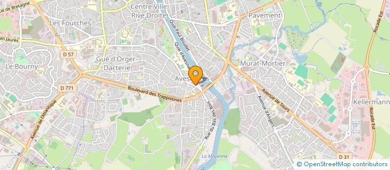localisation de l'entreprise SCI JAMEAU à LAVAL