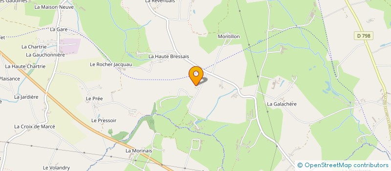 localisation de l'entreprise SCI JAMELOT  SAINT-GERMAIN-EN-COGLES