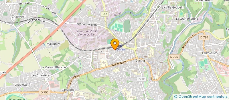 localisation de l'entreprise SCI JAMEN  DINAN