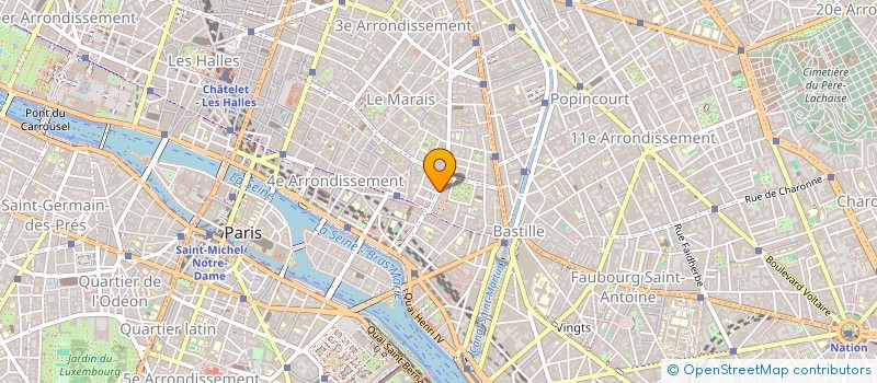 localisation de l'entreprise SCI JAMES  PARIS