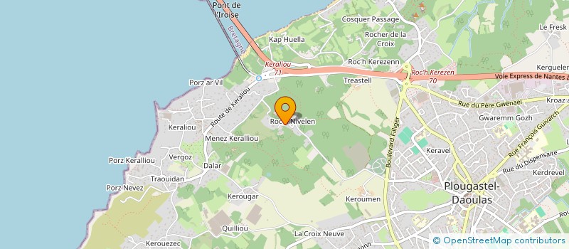 localisation de l'entreprise SCI JAMES  PLOUGASTEL-DAOULAS