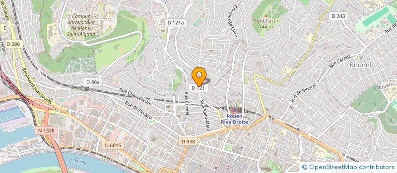 localisation de l'entreprise SCI JAMES AND CIE  MONT-SAINT-AIGNAN