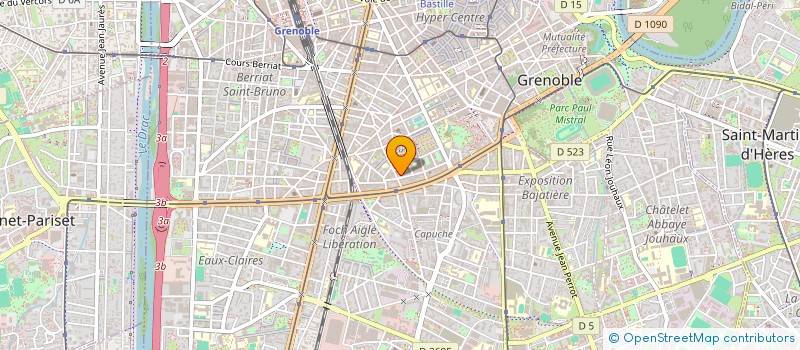 localisation de l'entreprise SCI JAMES BONNE  GRENOBLE