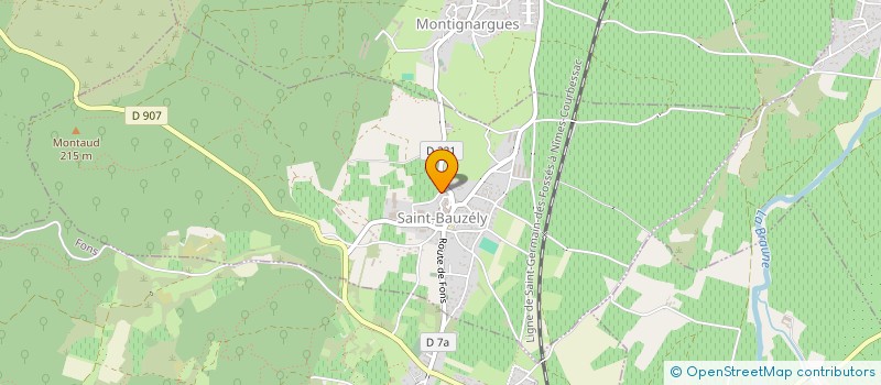 localisation de l'entreprise SCI JAMES CFE  SAINT-BAUZELY