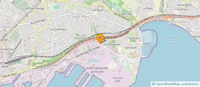 localisation de l'entreprise SCI JAMES COOK  BREST