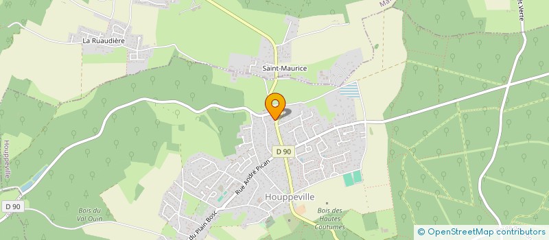 localisation de l'entreprise SCI JAMES ELIOT  HOUPPEVILLE