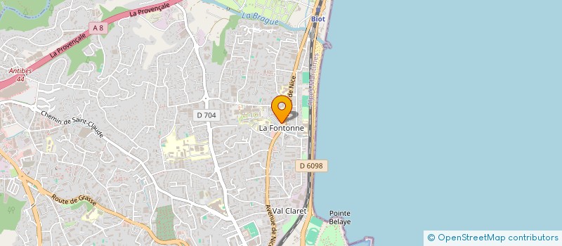 localisation de l'entreprise SCI JAMES FRAINEAU  ANTIBES