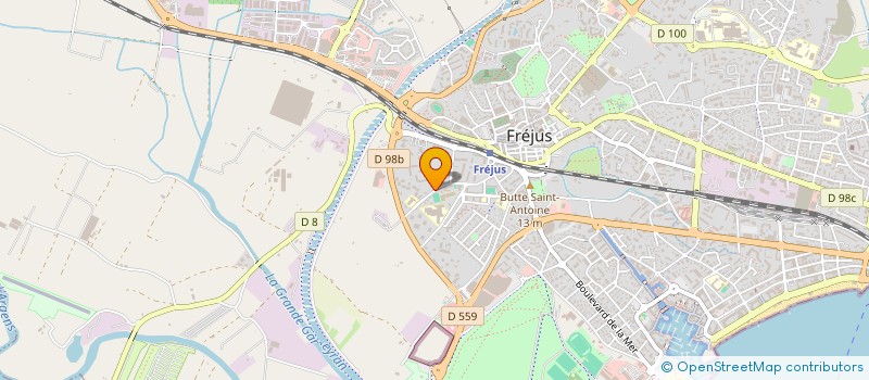 localisation de l'entreprise SCI JAMES WOLFE à FREJUS