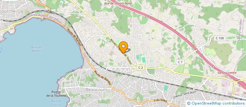 localisation de l'entreprise SCI JAMEST à SANARY-SUR-MER