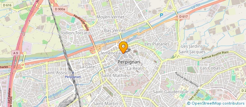 localisation de l'entreprise SCI JAMEY  PERPIGNAN