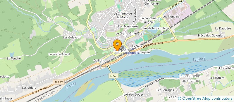 localisation de l'entreprise SCI JAMFLOMARBRIC  LANGEAIS