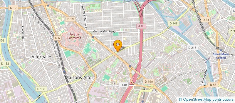 localisation de l'entreprise SCI JAMHOR ET FILS à MAISONS-ALFORT