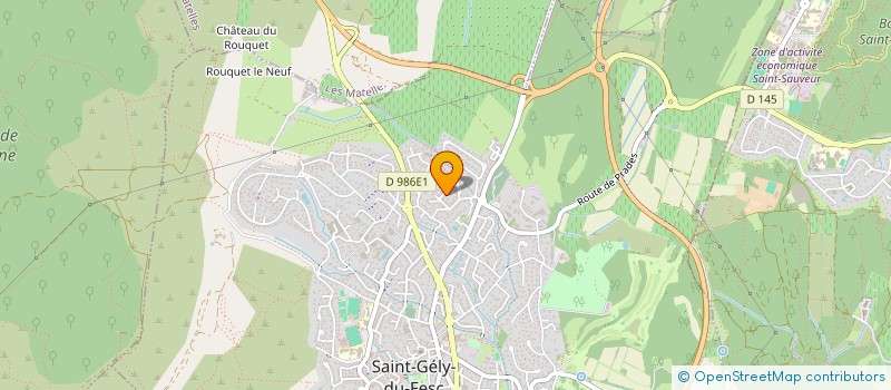 localisation de l'entreprise SCI JAMI  SAINT-GELY-DU-FESC