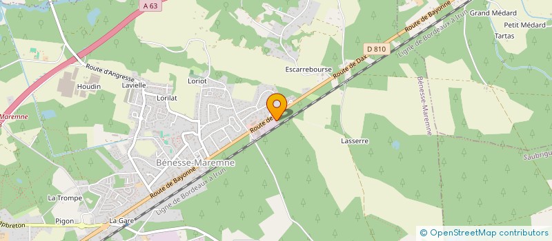 localisation de l'entreprise SCI JAMI à SAINT-GEOURS-DE-MAREMNE