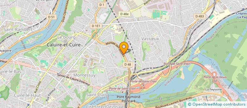 localisation de l'entreprise SCI JAMI  CALUIRE-ET-CUIRE