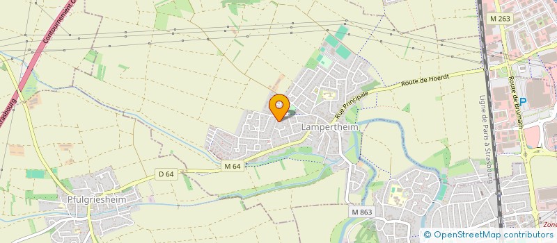 localisation de l'entreprise SCI JAMI  LAMPERTHEIM