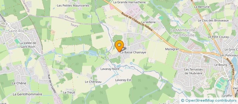 localisation de l'entreprise SCI JAMIN-MARTIN  LA MEMBROLLE-SUR-CHOISILLE