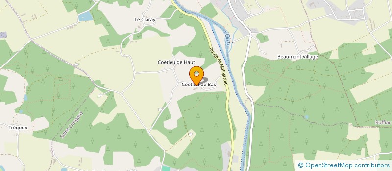 localisation de l'entreprise SCI JAMIRESS  SAINT-CONGARD