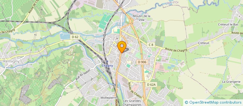 localisation de l'entreprise SCI JAMIS  CHAGNY