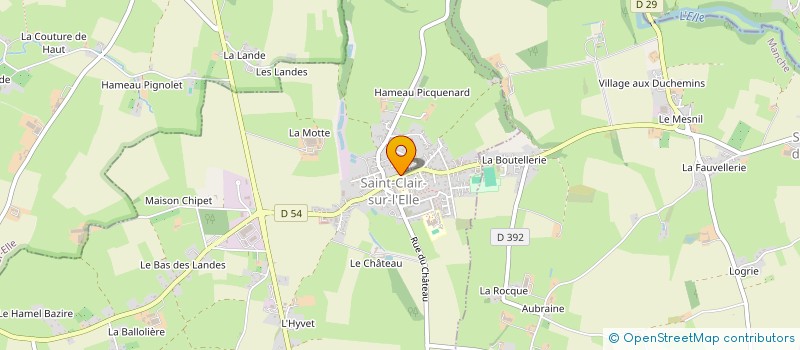 localisation de l'entreprise SCI JAMIS  SAINT-CLAIR-SUR-L'ELLE