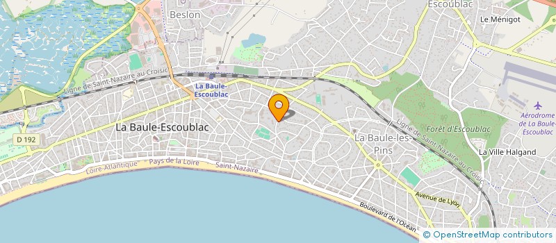 localisation de l'entreprise SCI JAMISYPA à LA BAULE-ESCOUBLAC