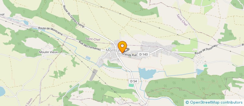 localisation de l'entreprise SCI JAMM  MONTCARRA