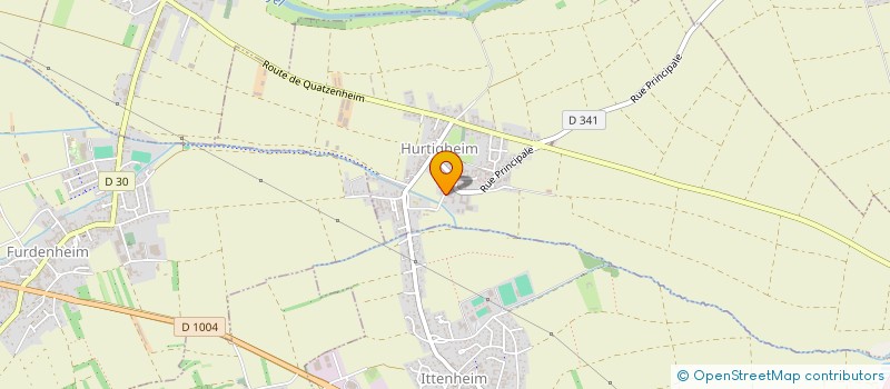 localisation de l'entreprise SCI JAMM  QUATZENHEIM