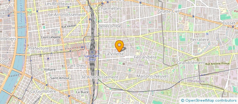 localisation de l'entreprise SCI JAMMA  LYON