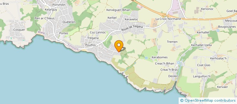 localisation de l'entreprise SCI JAMME  LOCMARIA-PLOUZANE