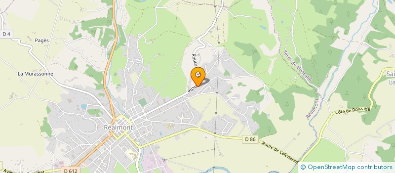 localisation de l'entreprise SCI JAMME BIENS  REALMONT