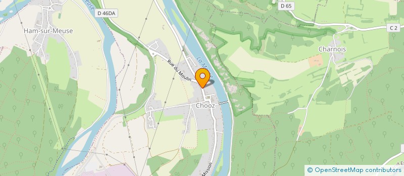 localisation de l'entreprise SCI JAMO  CHOOZ