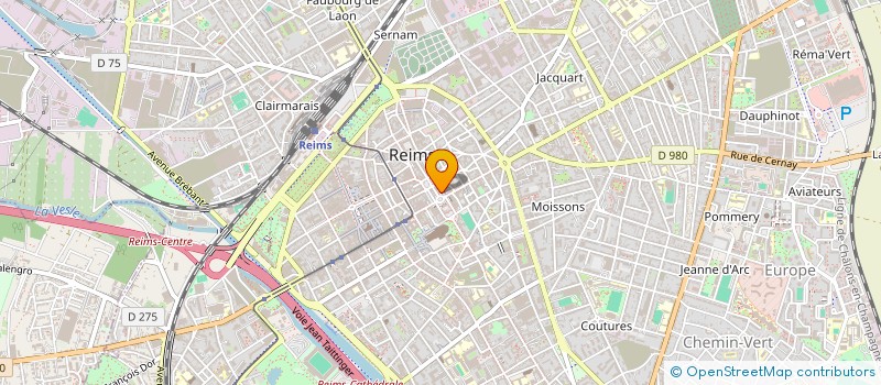 localisation de l'entreprise SCI JAMOT-BIONNASSAY  REIMS