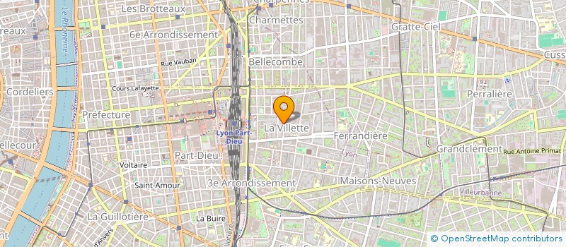 localisation de l'entreprise SCI JAMOUR  LYON