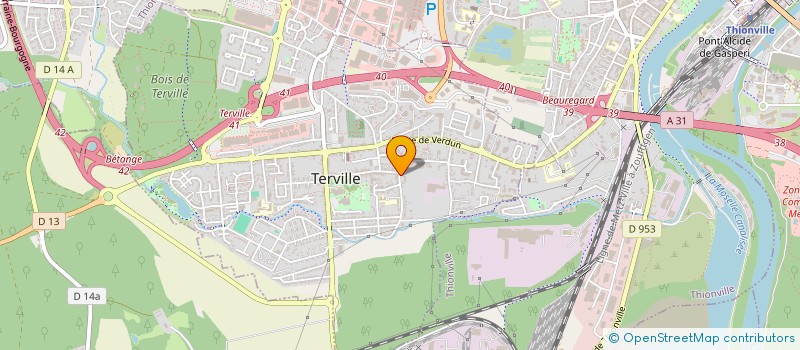 localisation de l'entreprise SCI JAMOUS XV  TERVILLE