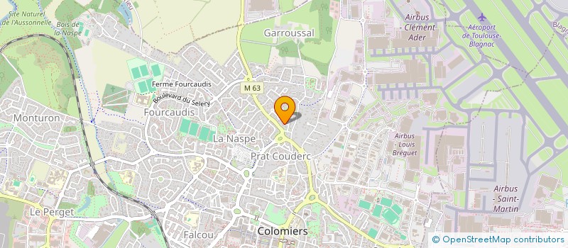 localisation de l'entreprise SCI JAMPY à COLOMIERS