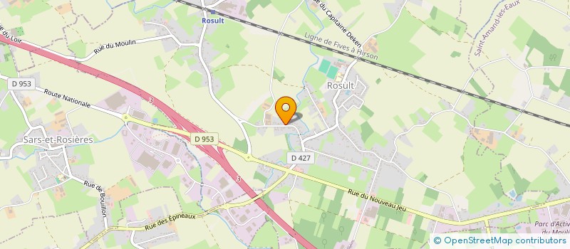 localisation de l'entreprise SCI JAMS à ROSULT