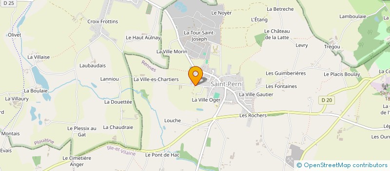 localisation de l'entreprise SCI JAMY  SAINT-PERN