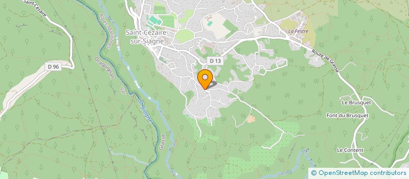 localisation de l'entreprise SCI JAMY à SAINT-CEZAIRE-SUR-SIAGNE