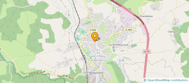 localisation de l'entreprise SCI JAMYS  SAINT-CHELY-D'APCHER