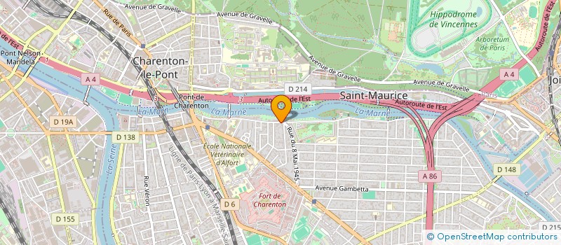 localisation de l'entreprise SCI JAMYS à MAISONS-ALFORT