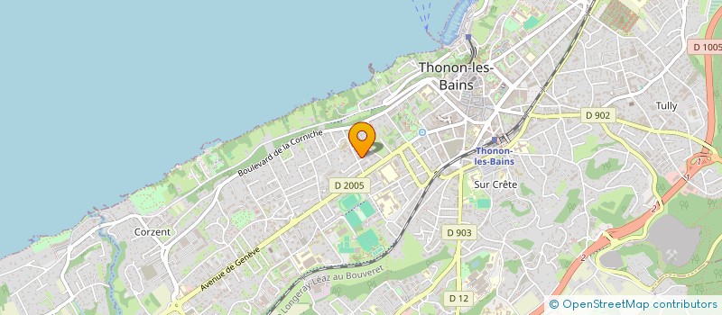 localisation de l'entreprise SCI JAMZ à THONON-LES-BAINS