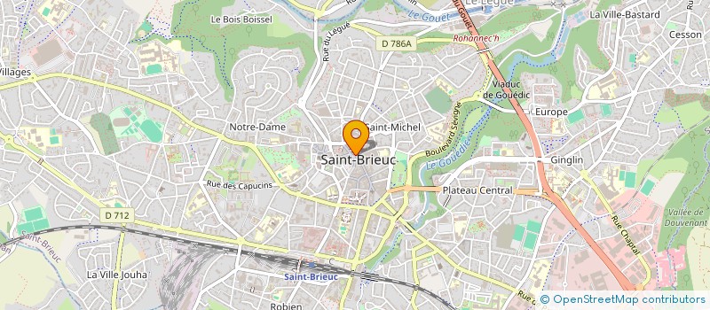 localisation de l'entreprise SCI JAN à SAINT-BRIEUC