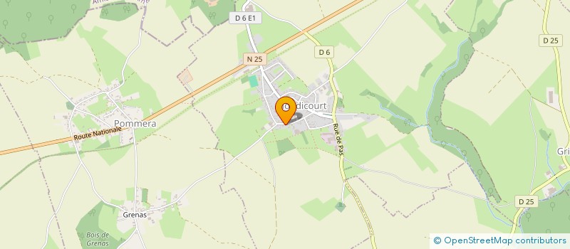 localisation de l'entreprise SCI JAN  MONDICOURT